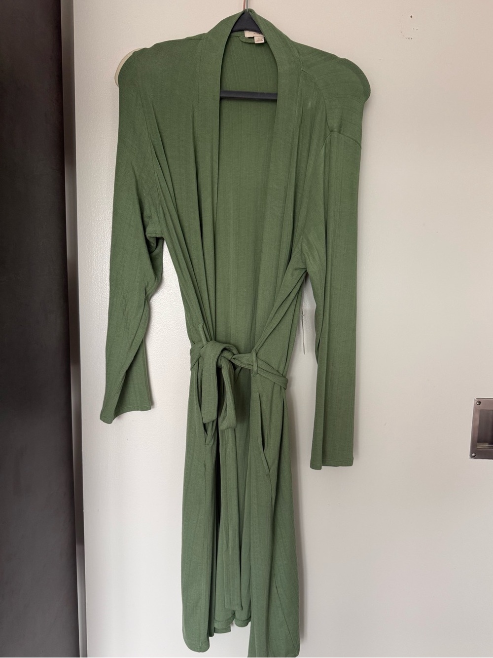 Casual Fixture Women's Sage Green Kimono Robe with Belt - L Super Soft Modal - Picture 2 of 4